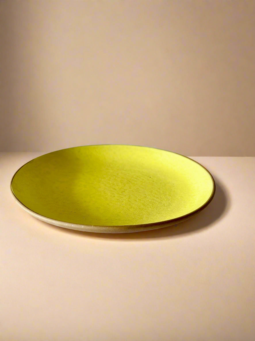 Lemon Yellow Dinner Plates (10 Inches )