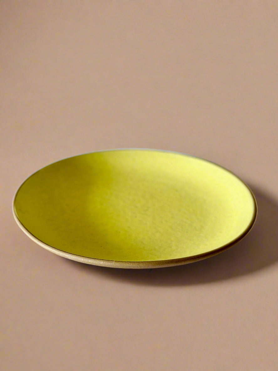 Lemon Yellow Dinner Plates (10 Inches )