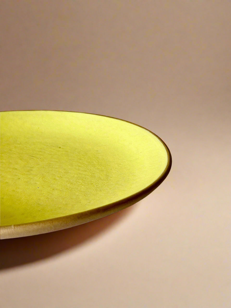 Lemon Yellow Dinner Plates (10 Inches )