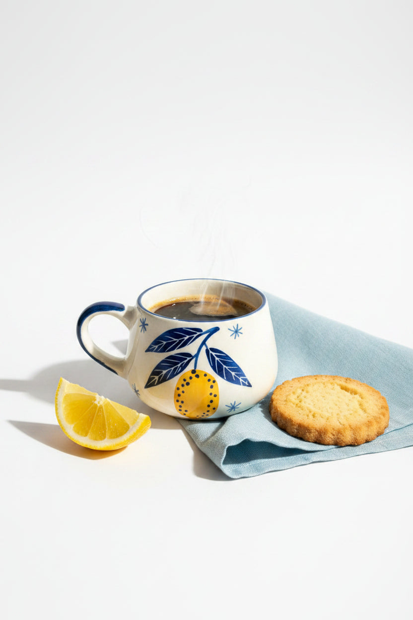 Italian Leafy Lemon Espresso Cup