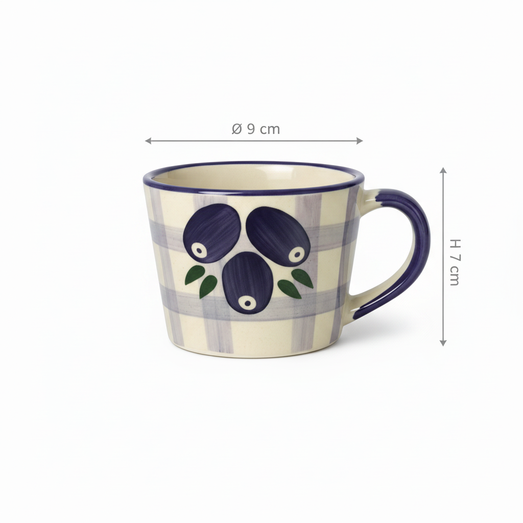 Jamun Junction Handpainted Ceramic Mug (125 ml )