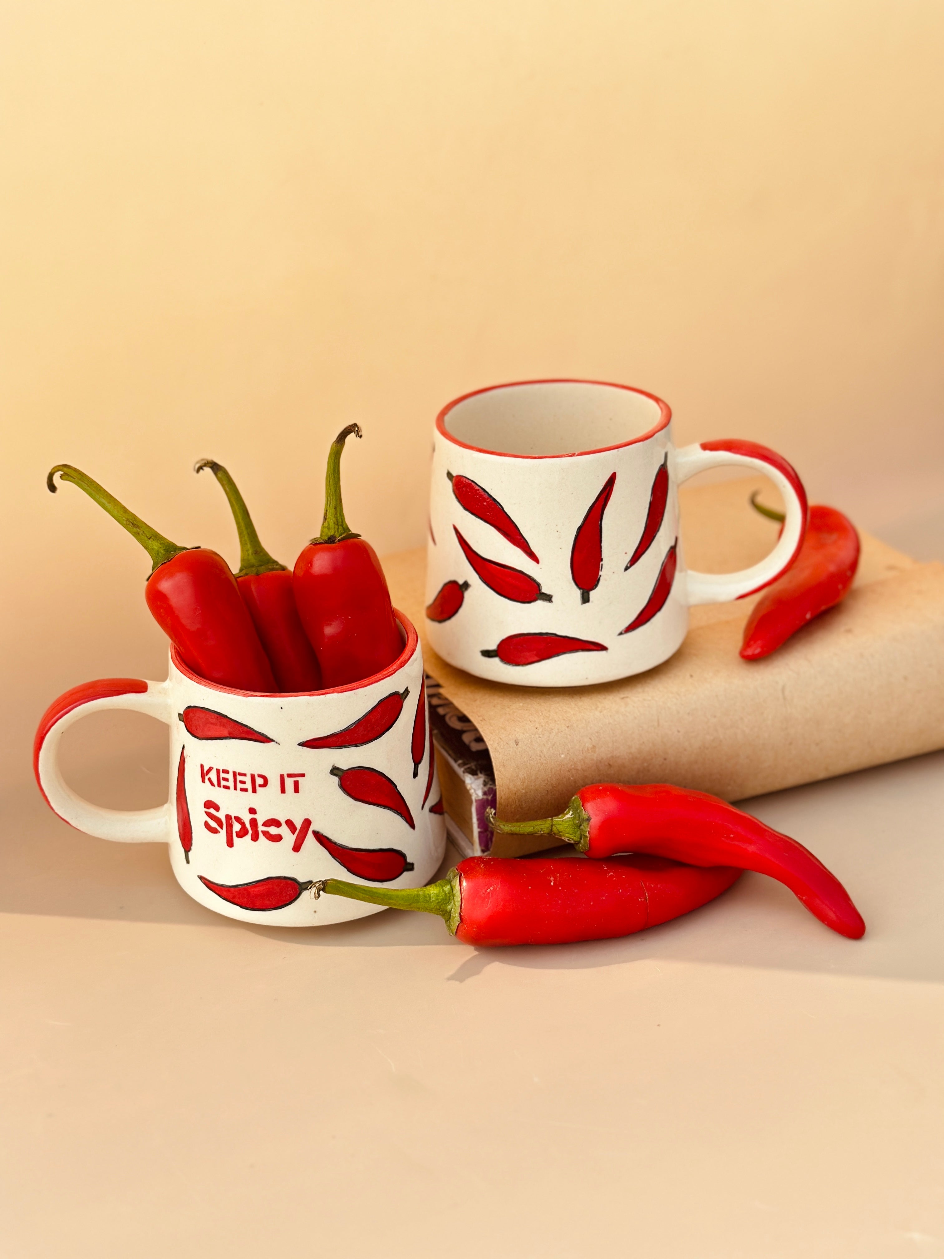 Keep It Spicy Ceramic Mugs