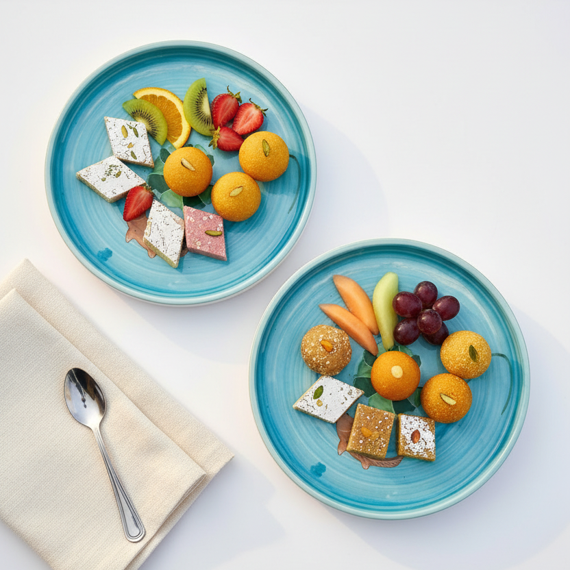 Koi Mulaqaat Fish Ceramic Plates (8 Inches)