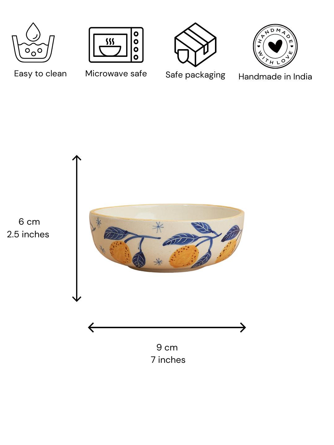 Italian Lemon Summer Breakfast Set of 3