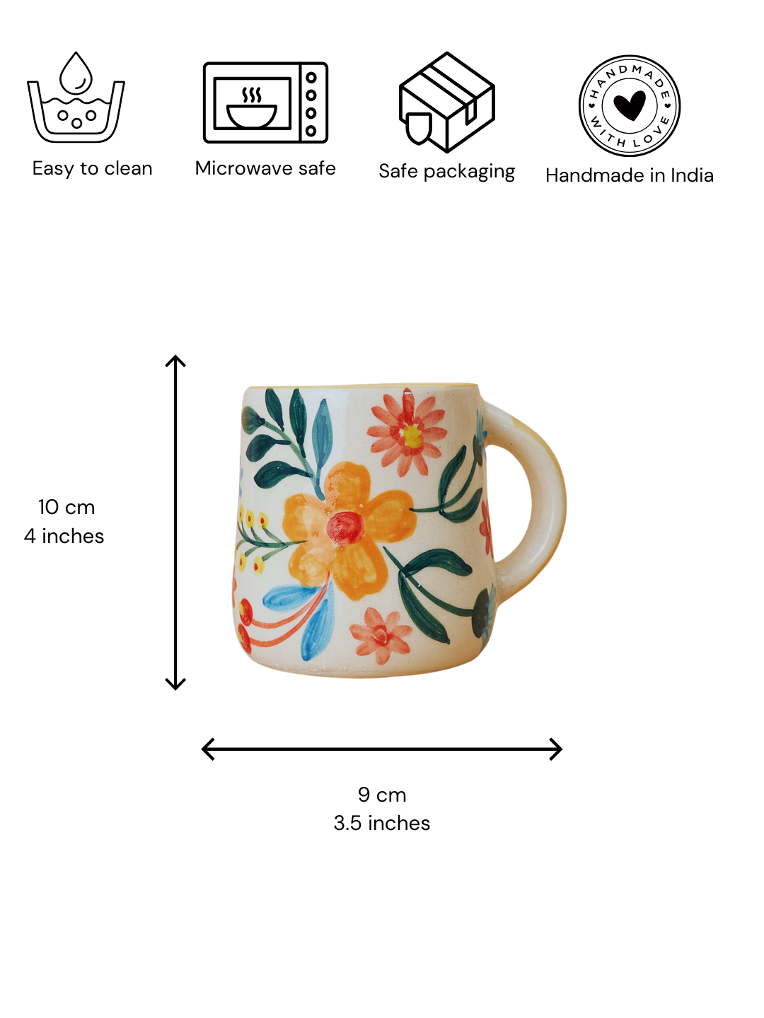 Floral Extravaganza Set - Plate & Mug