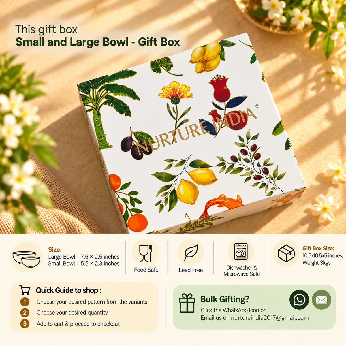 Small and Large Bowl - Gift Box