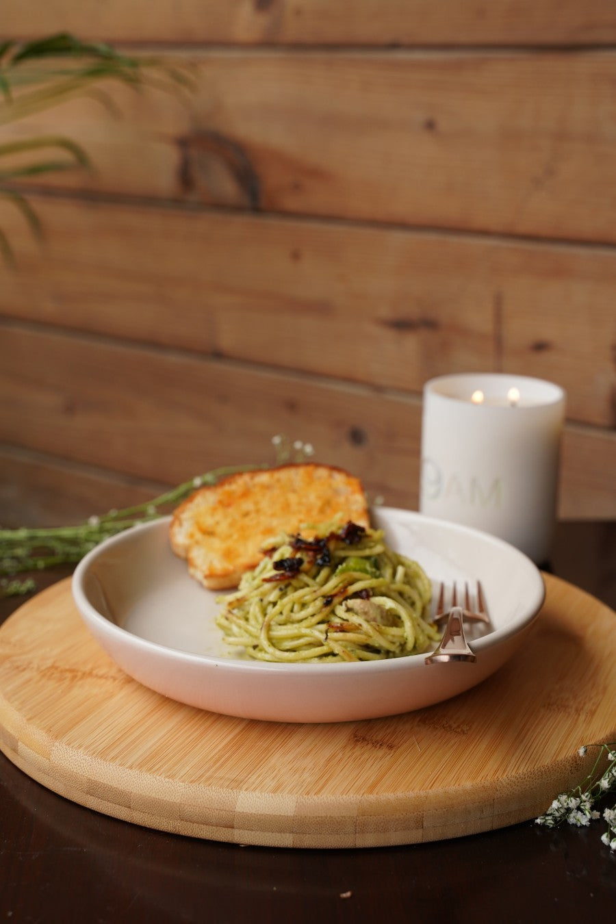 Salmon Pink Pasta Bowl