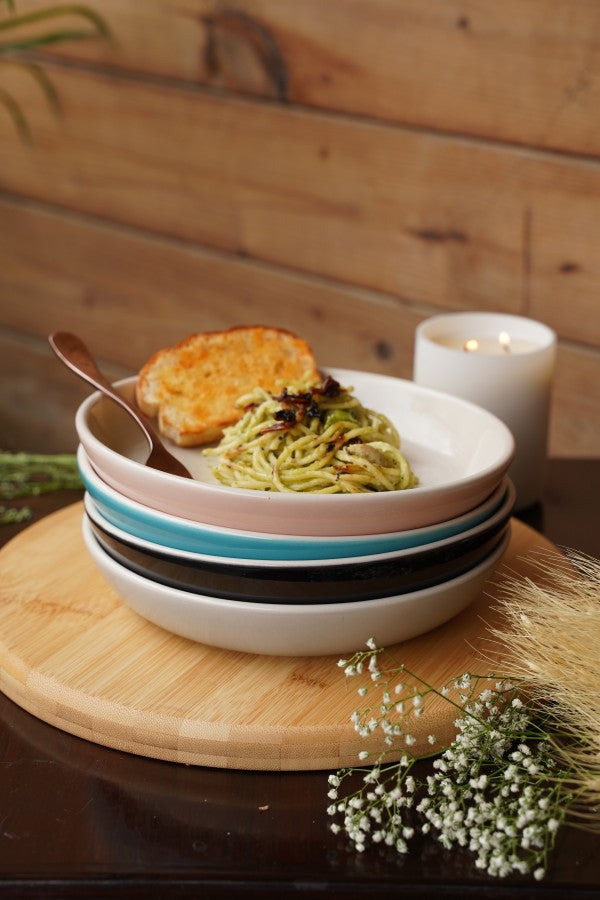 Jet Black Pasta Bowl