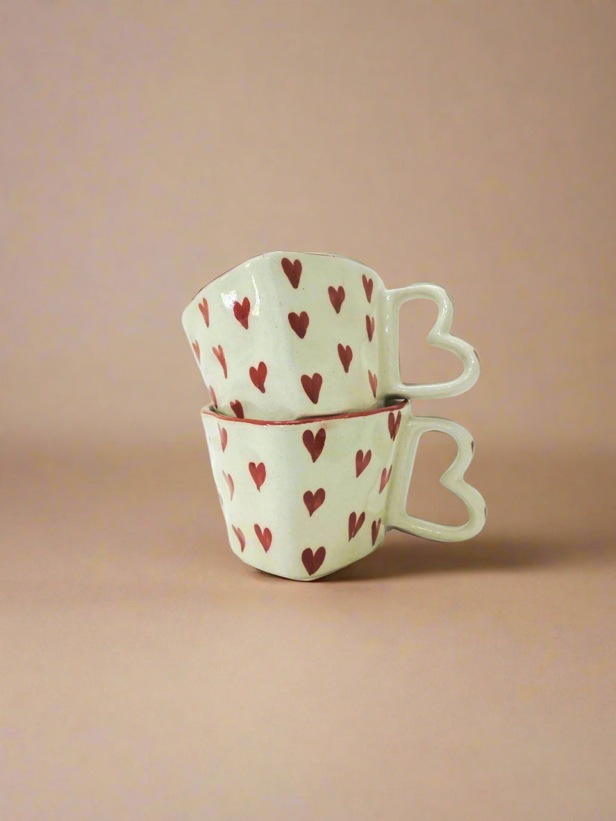 Cup of Love Ceramic Heart Mug (300ml)