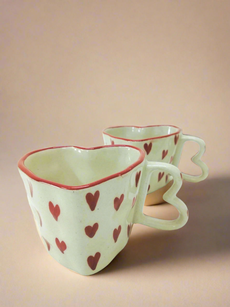 Cup of Love Ceramic Heart Mug (300ml)