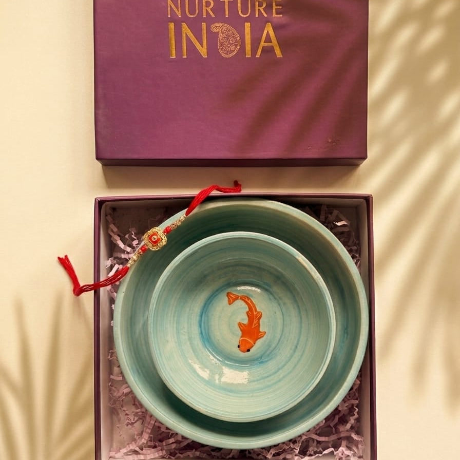Koi Mulaqaat Fish Ceramic Bowl Hamper