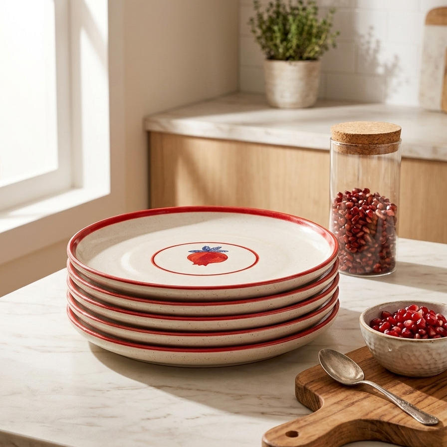 Anaar Bazaar Ceramic Dinner Plate (10.5 inches) Dispatches 1st May