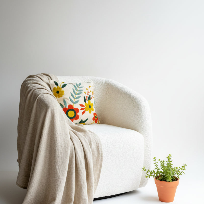 bohemian cushion cover cotton nurture india