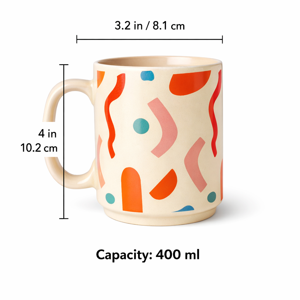Confetti Ceramic Stoneware Mug (400ml)