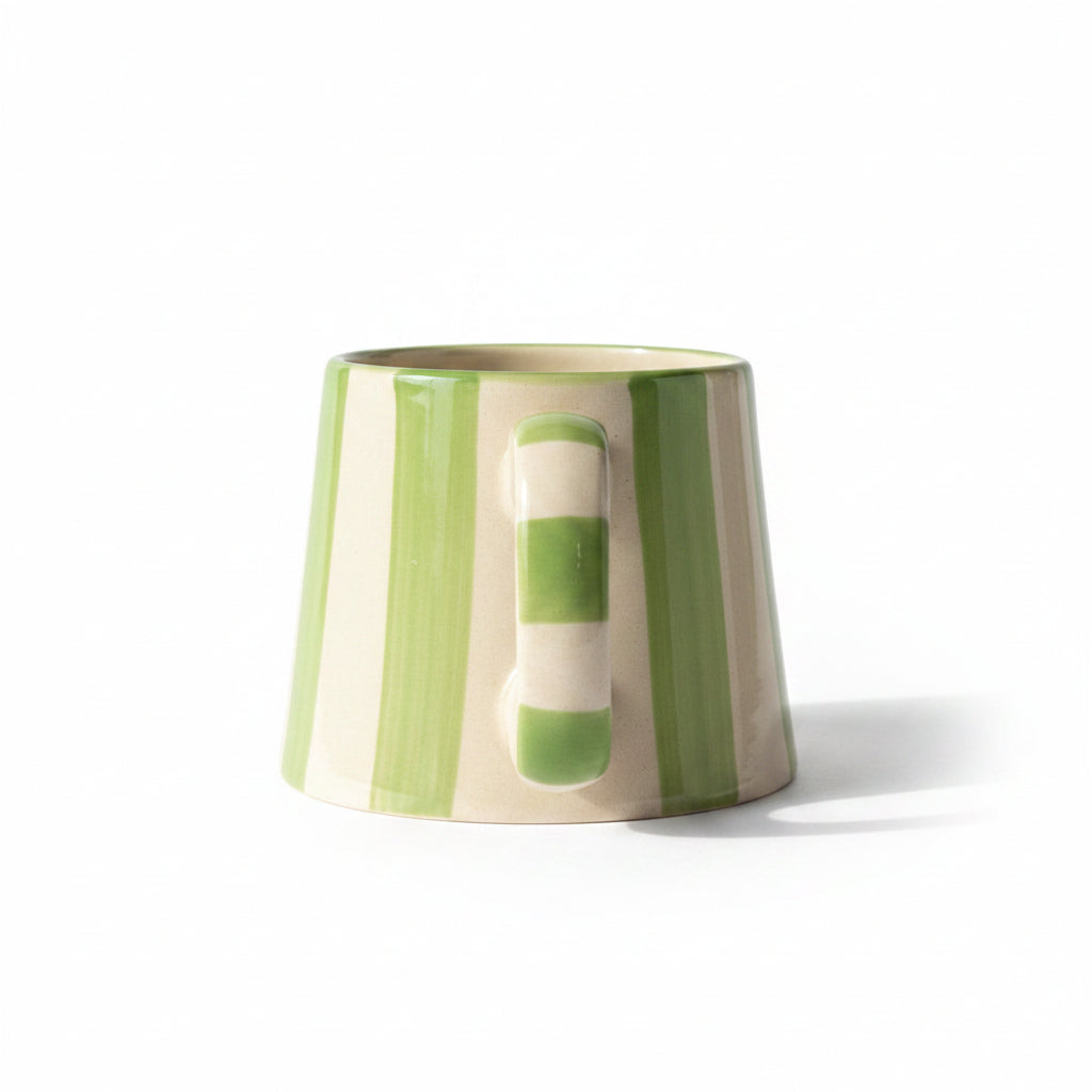 Gorgeous Green Ceramic Coffee Cup - 220ml - Nurture India