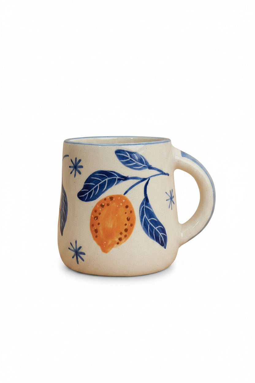 leafy lemon mug _nurture india