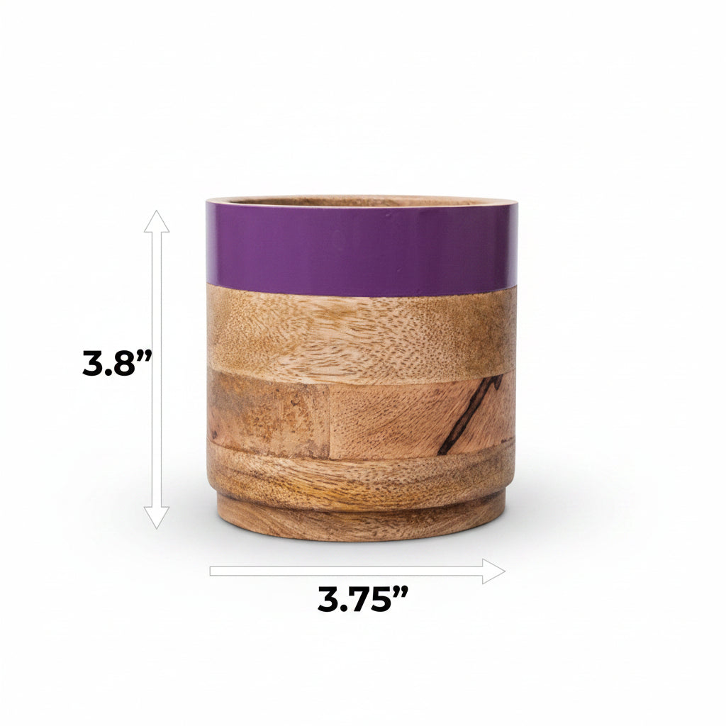 Light & Dark Purple Planter Combo - Nurture India