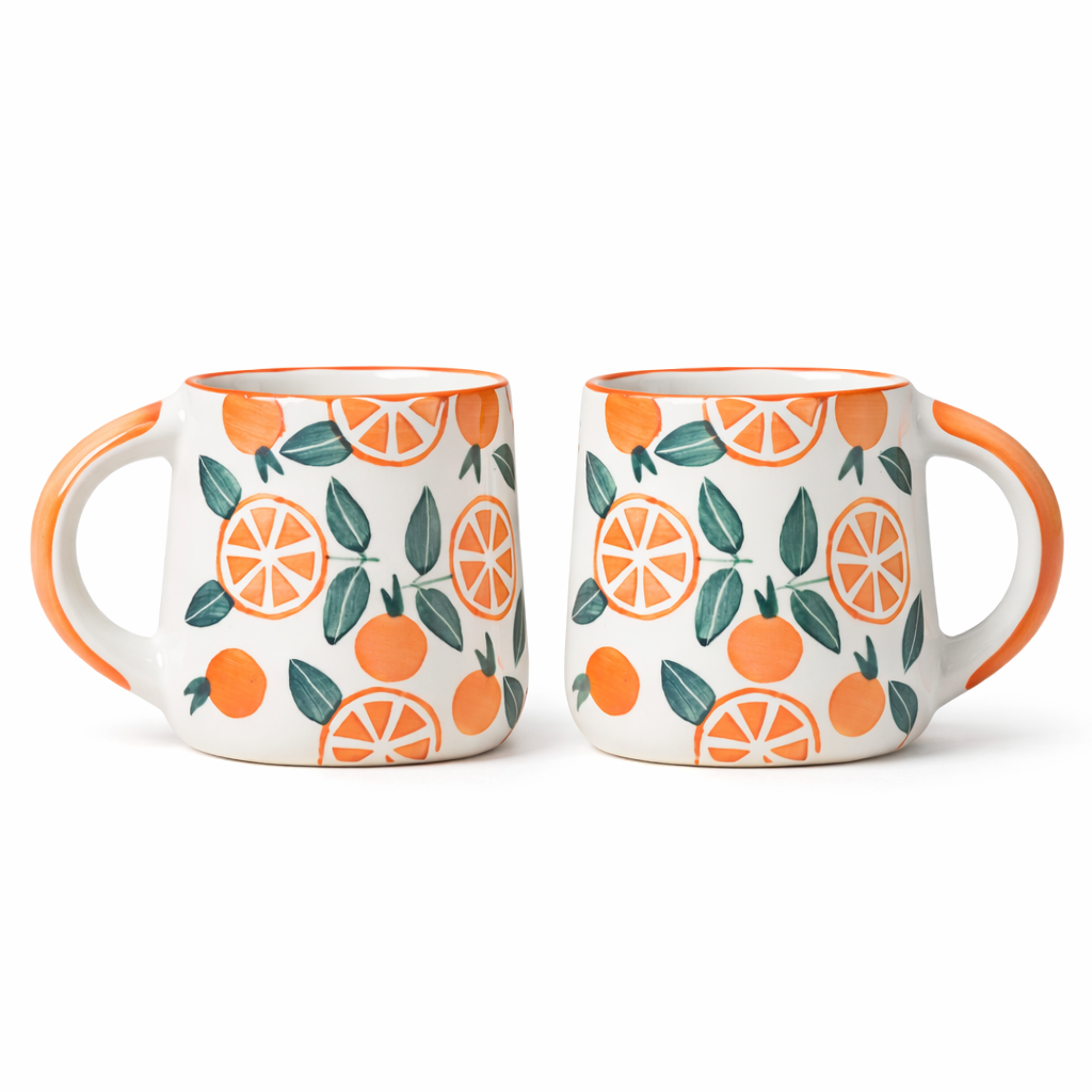 Narangi Orange Ceramic Cup (250ml)