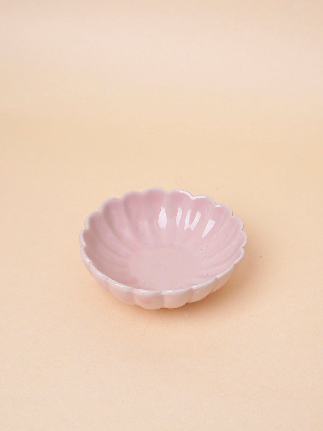 pink pastel scallop bowl nurture india