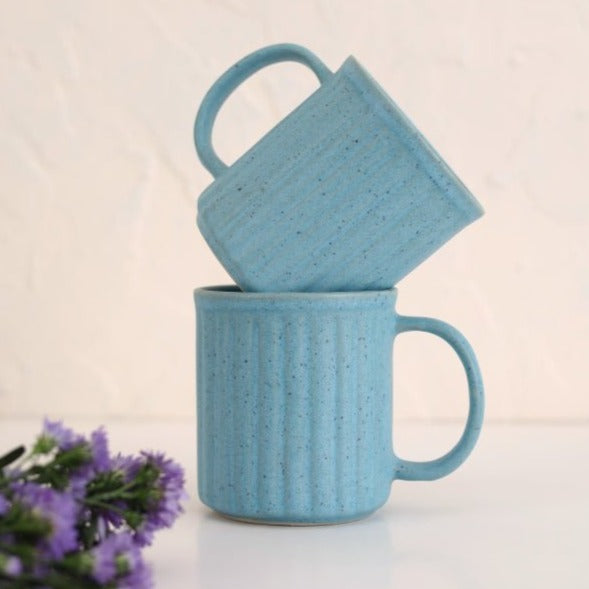 Skies Are Blue Ceramic Coffee Mug 350ml - Nurture India