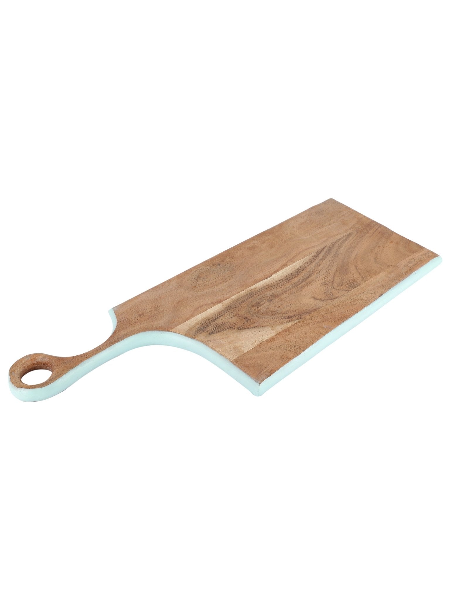 Sleek green Acacia Wood Platter - Nurture India