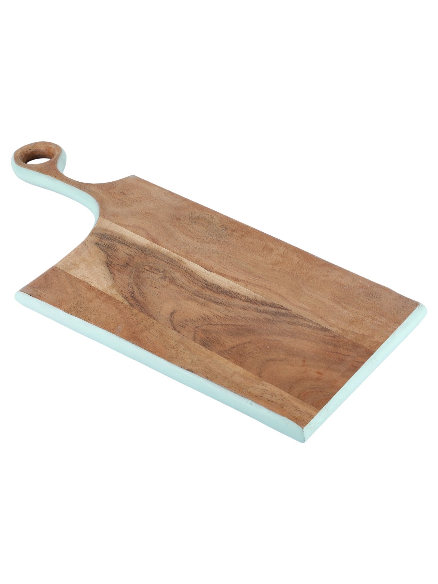 Sleek green Acacia Wood Platter - Nurture India