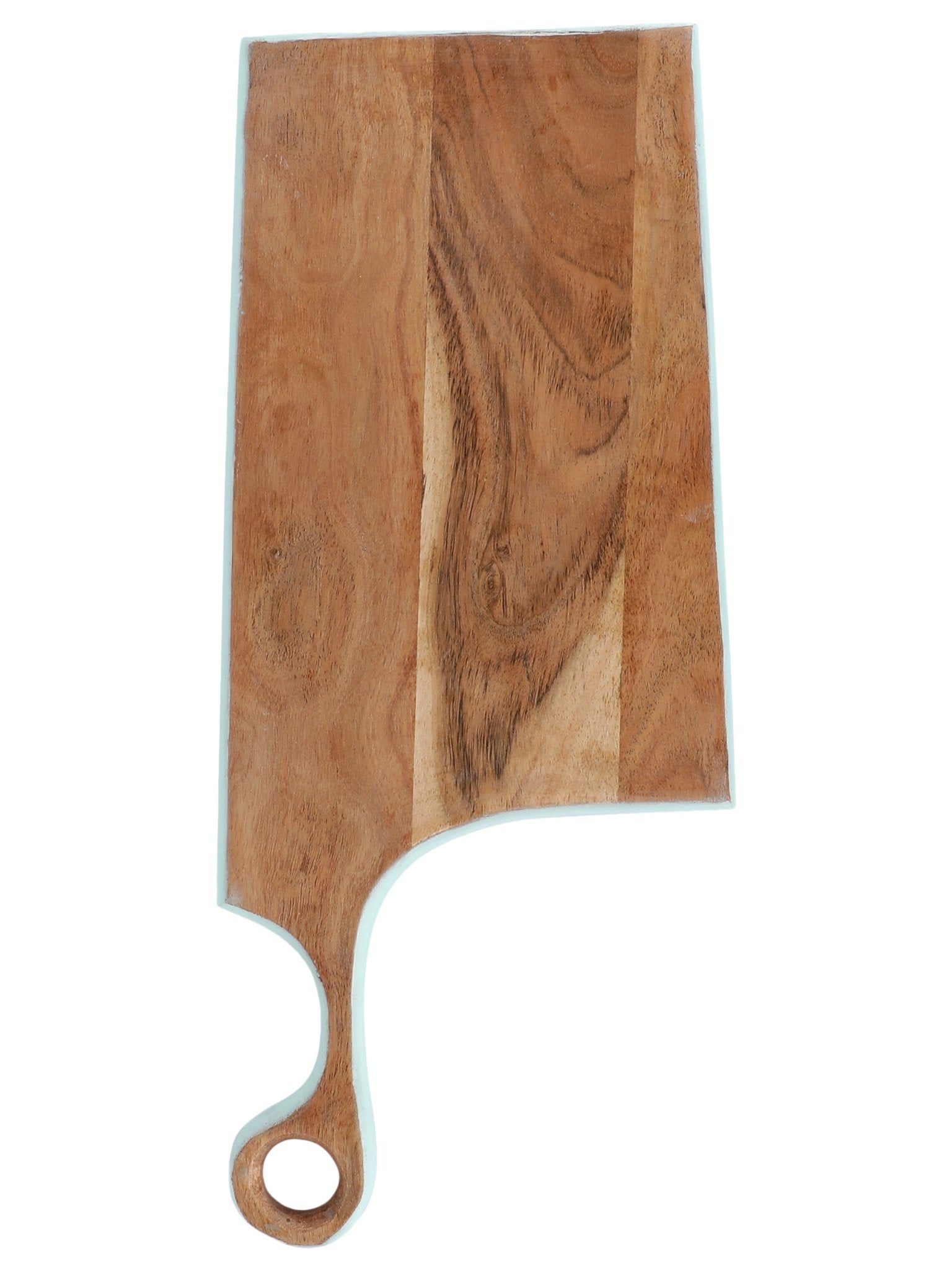 Sleek green Acacia Wood Platter - Nurture India