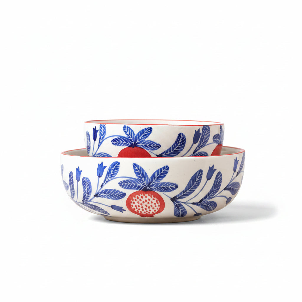 Anaar Bazaar Ceramic Bowl - (Large & Small)