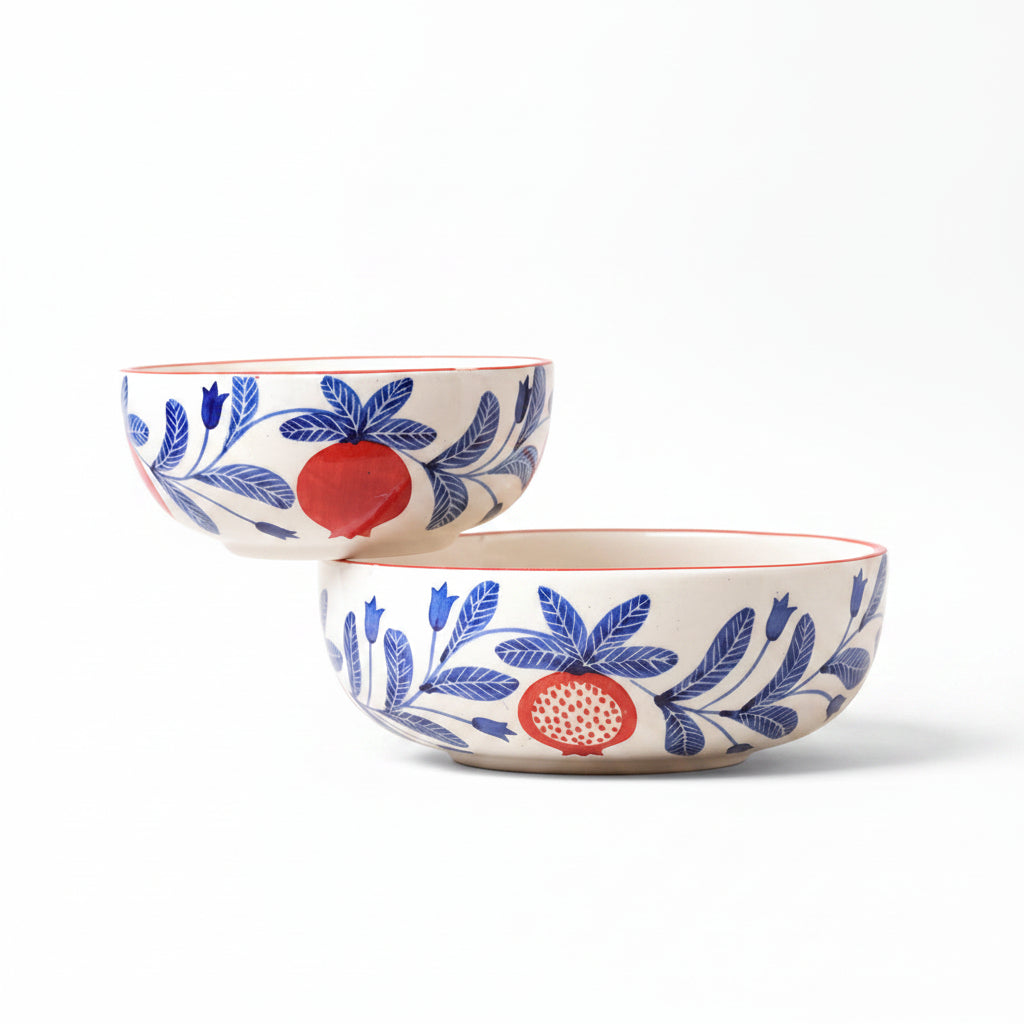 Anaar Bazaar Ceramic Bowl - (Large & Small)