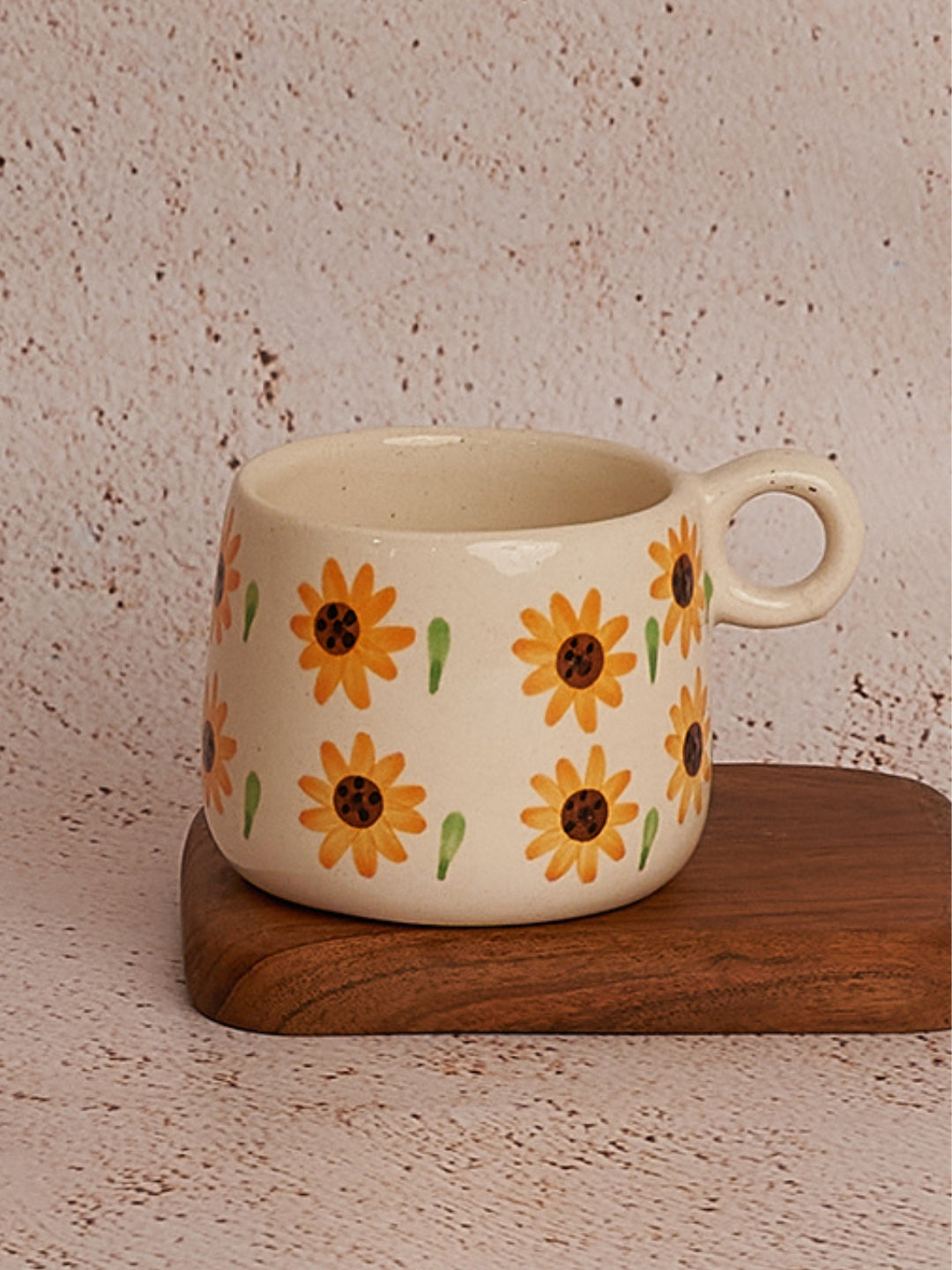 Sunflower Ceramic Cup