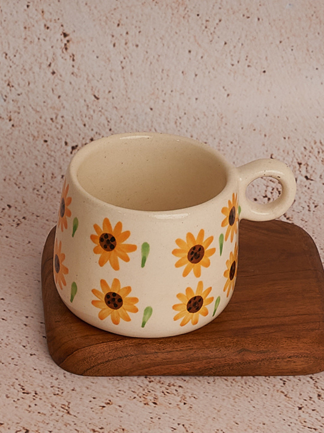 Sunflower Ceramic Cup