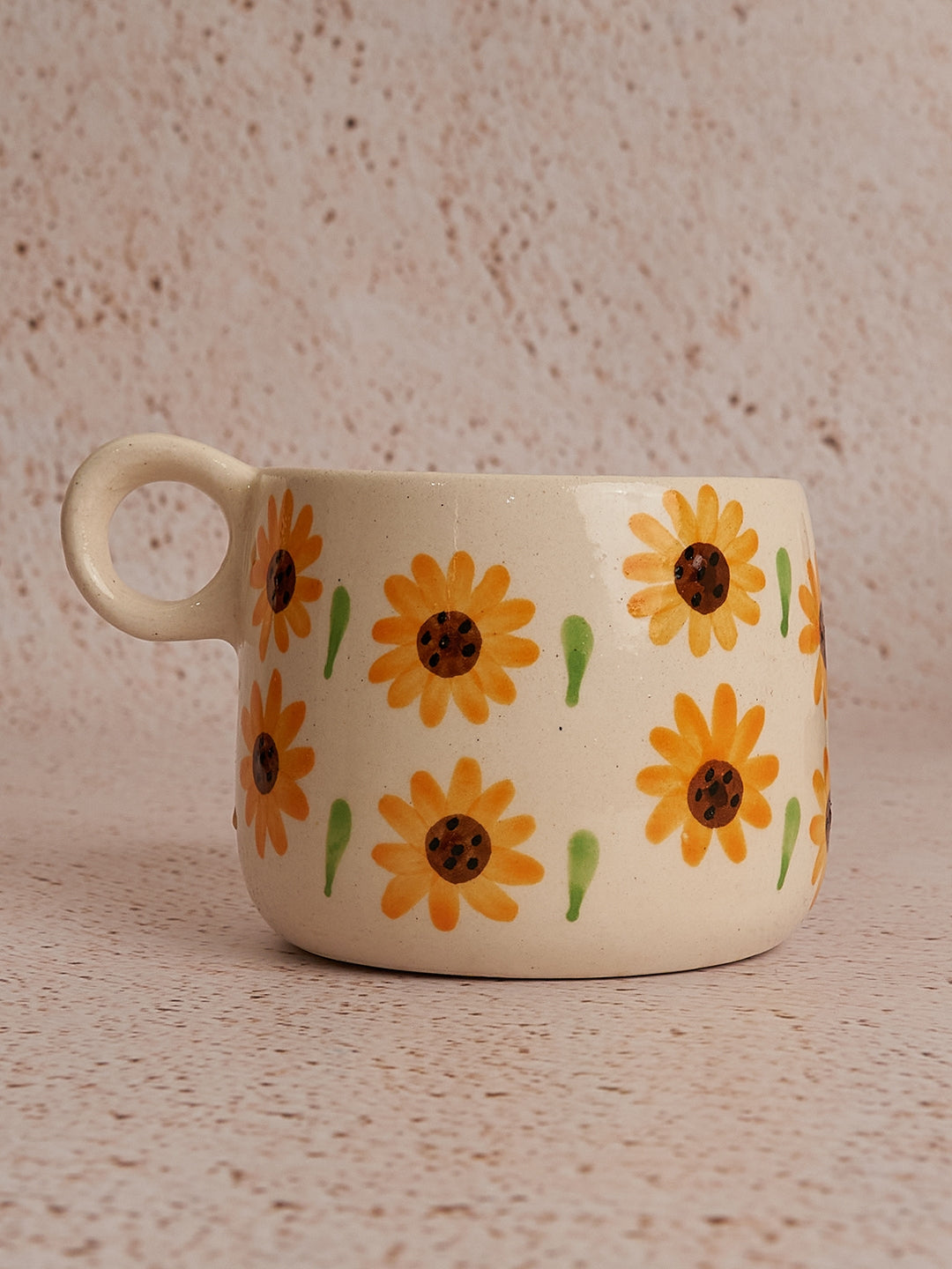 Sunflower Ceramic Cup