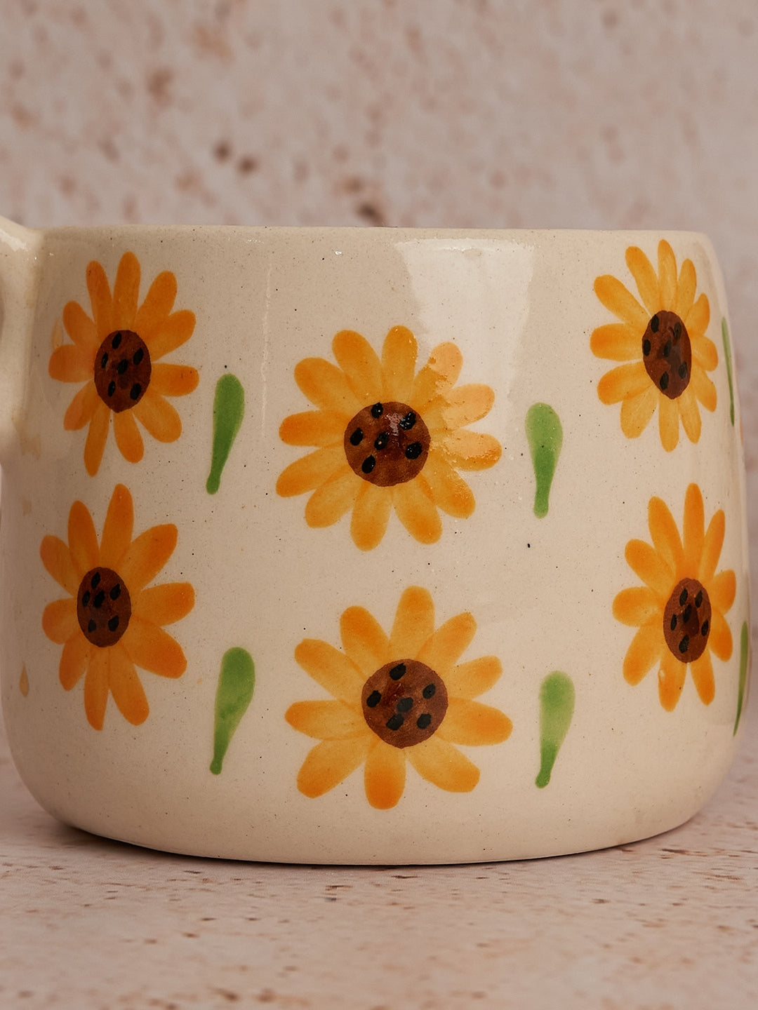 Sunflower Ceramic Cup