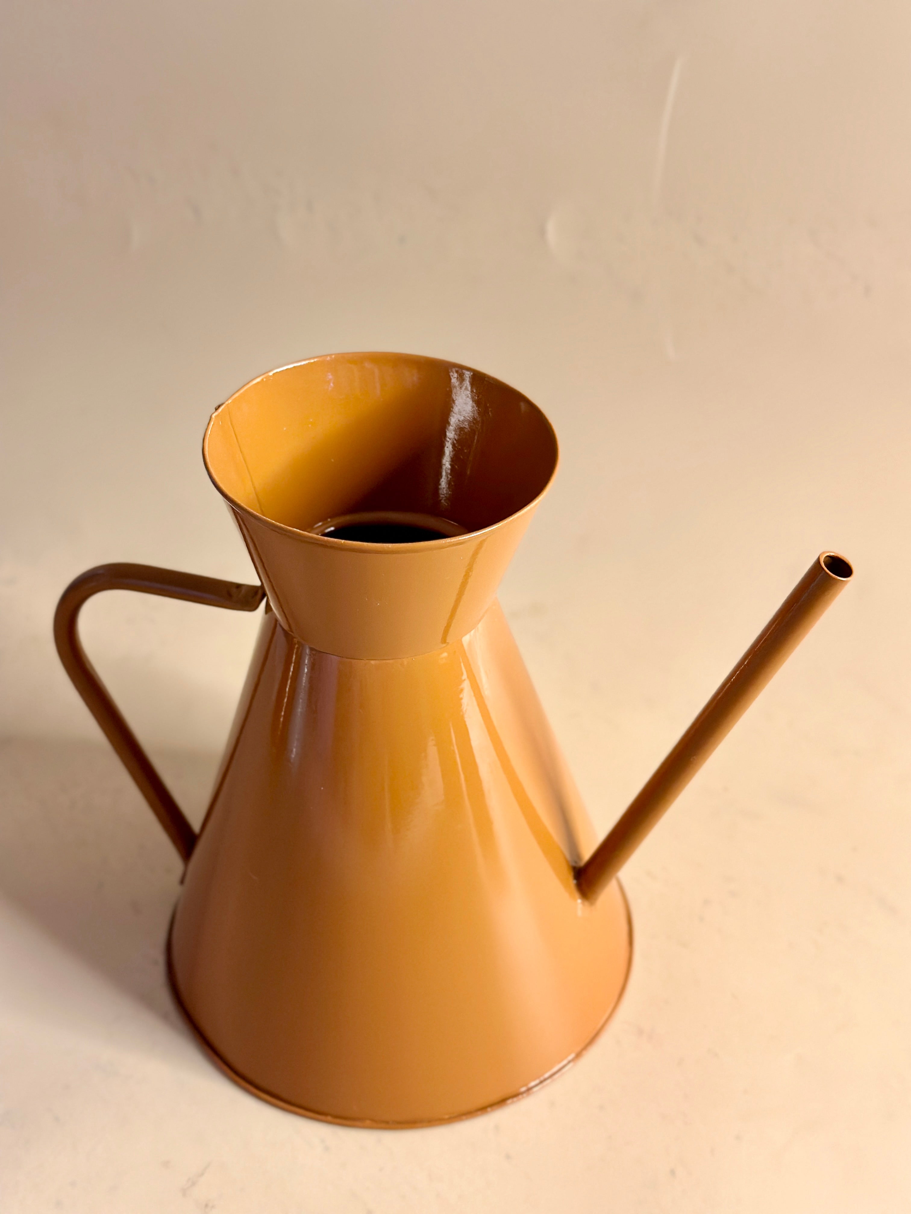 Watering Can (Galvanized Iron) (Terracotta Brown)