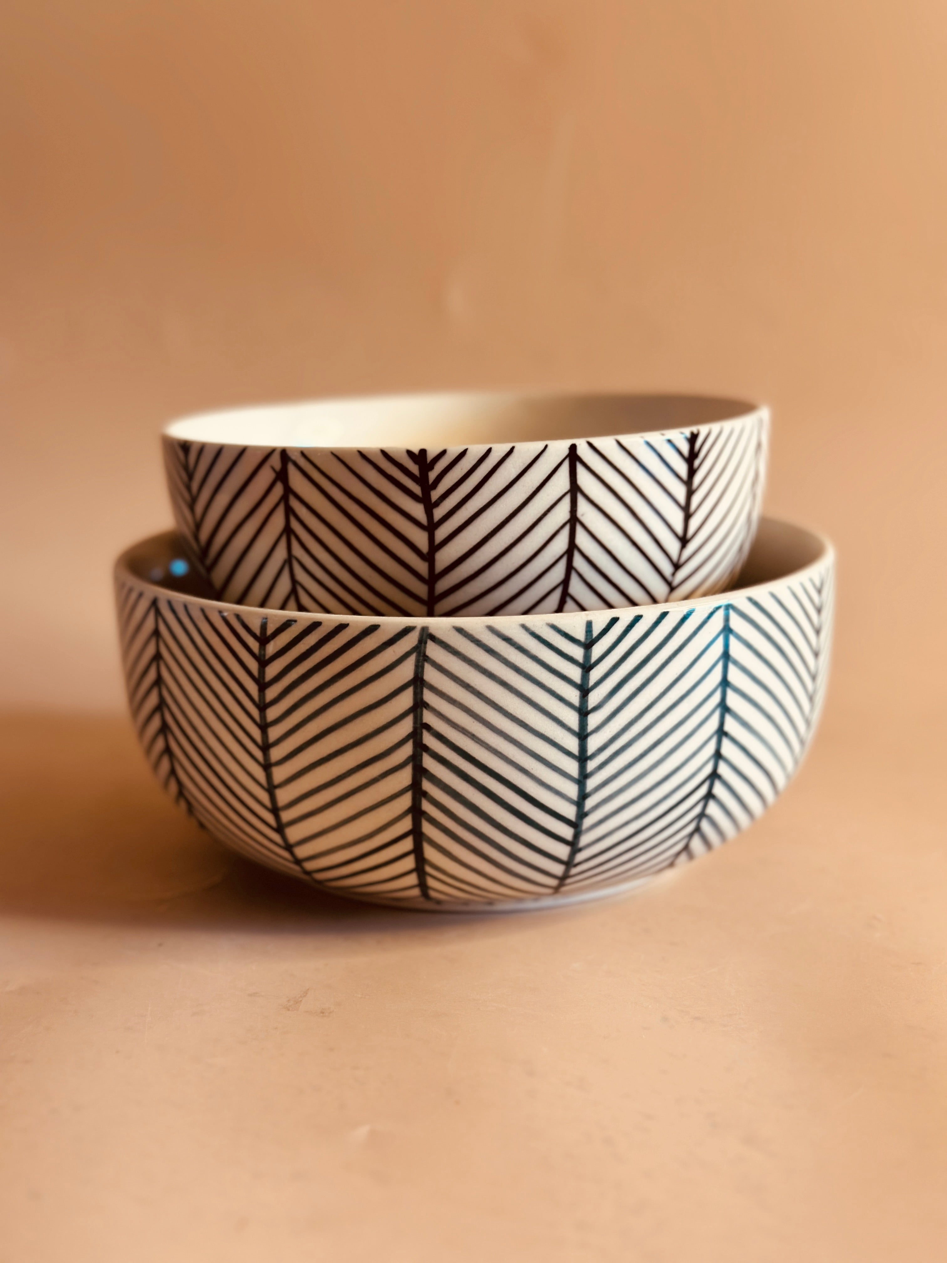 Geometric Bowls Set Of 2