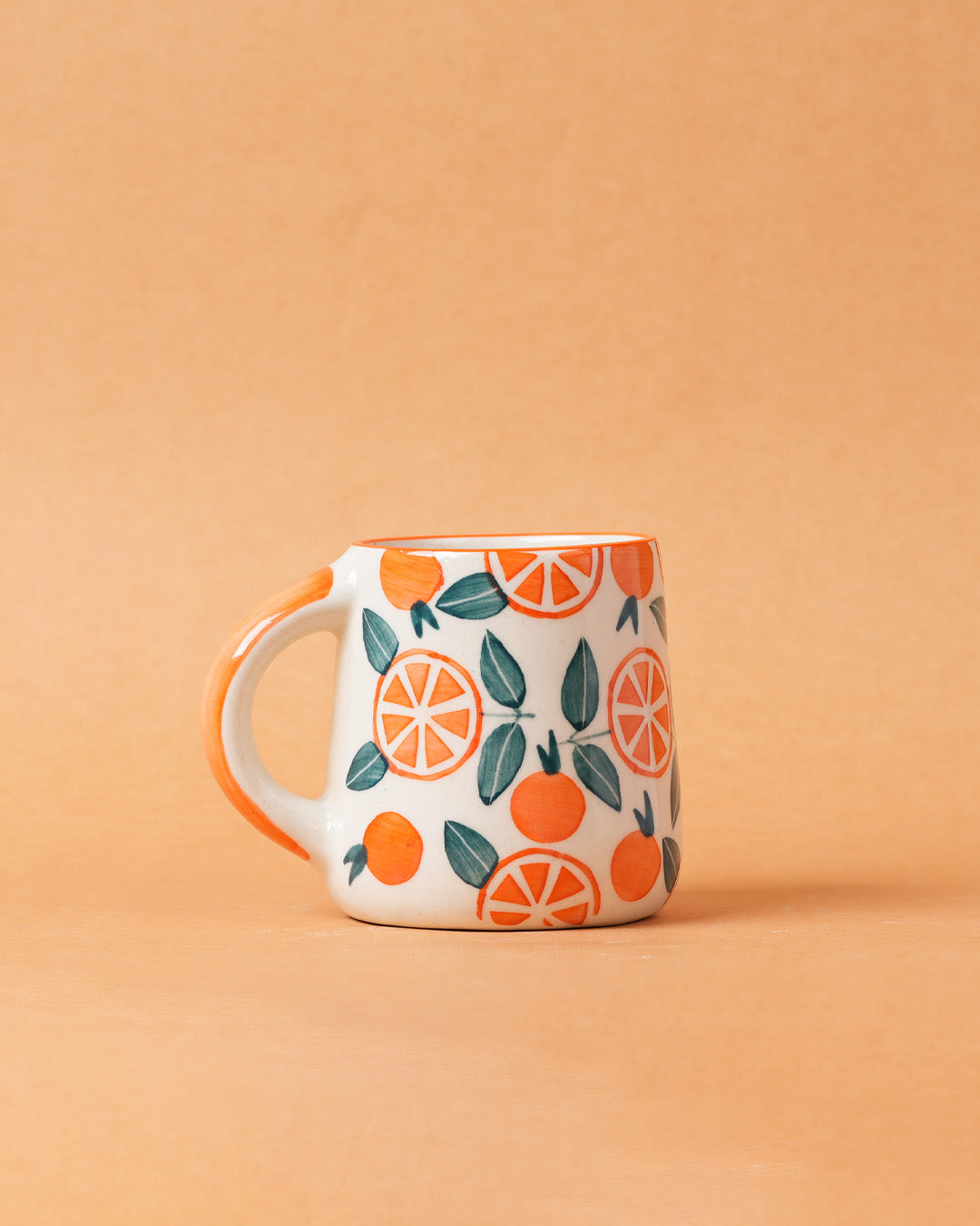 Set Narangi Orange Ceramic Cup (250ml)