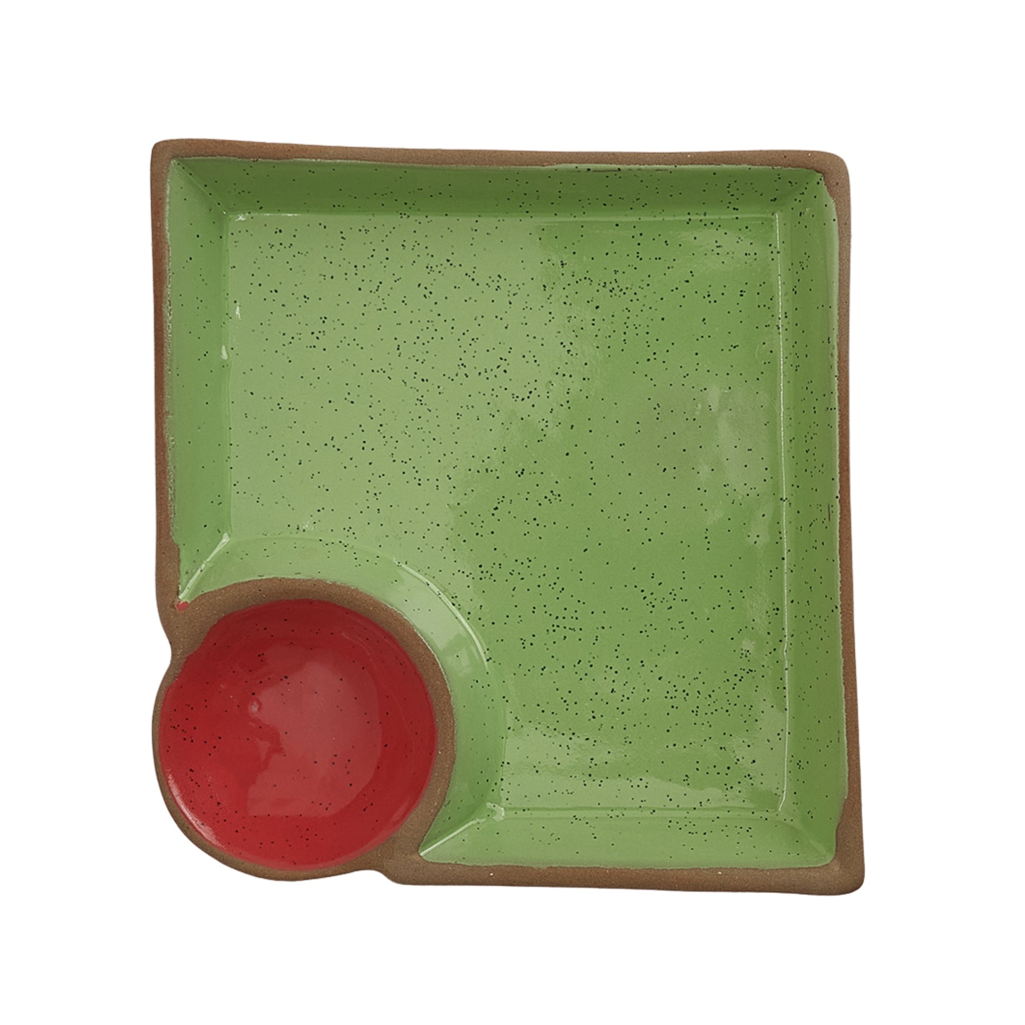 Green & Red Chip & Dip Platter