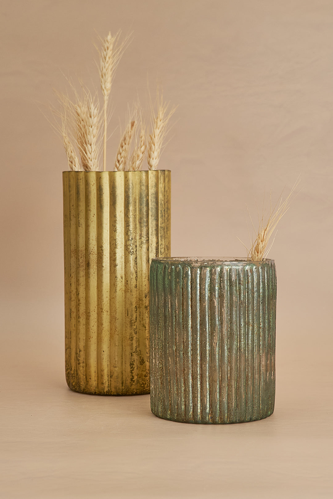Golden and Green Vase Combo