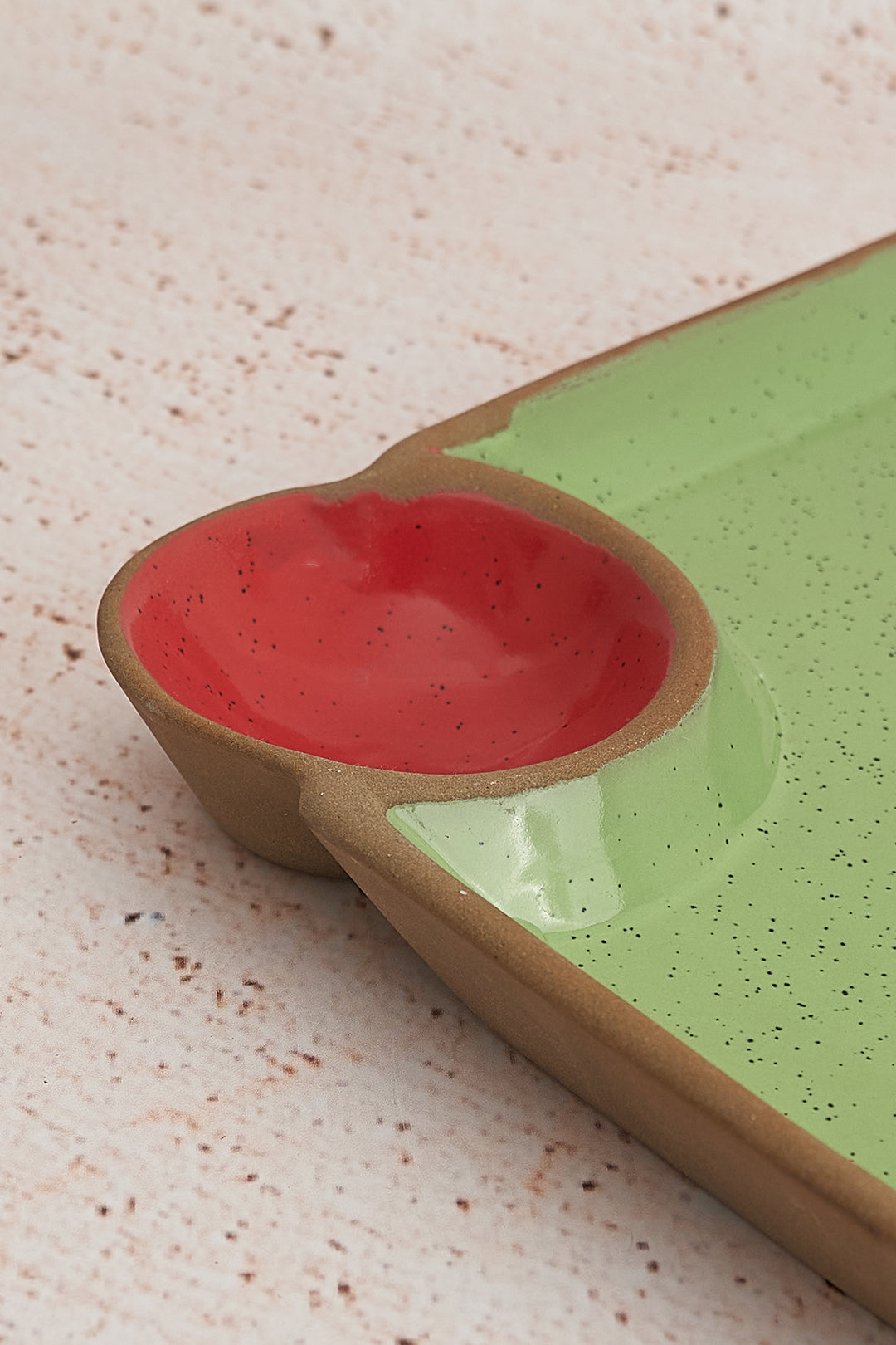 Green & Red Chip & Dip Platter