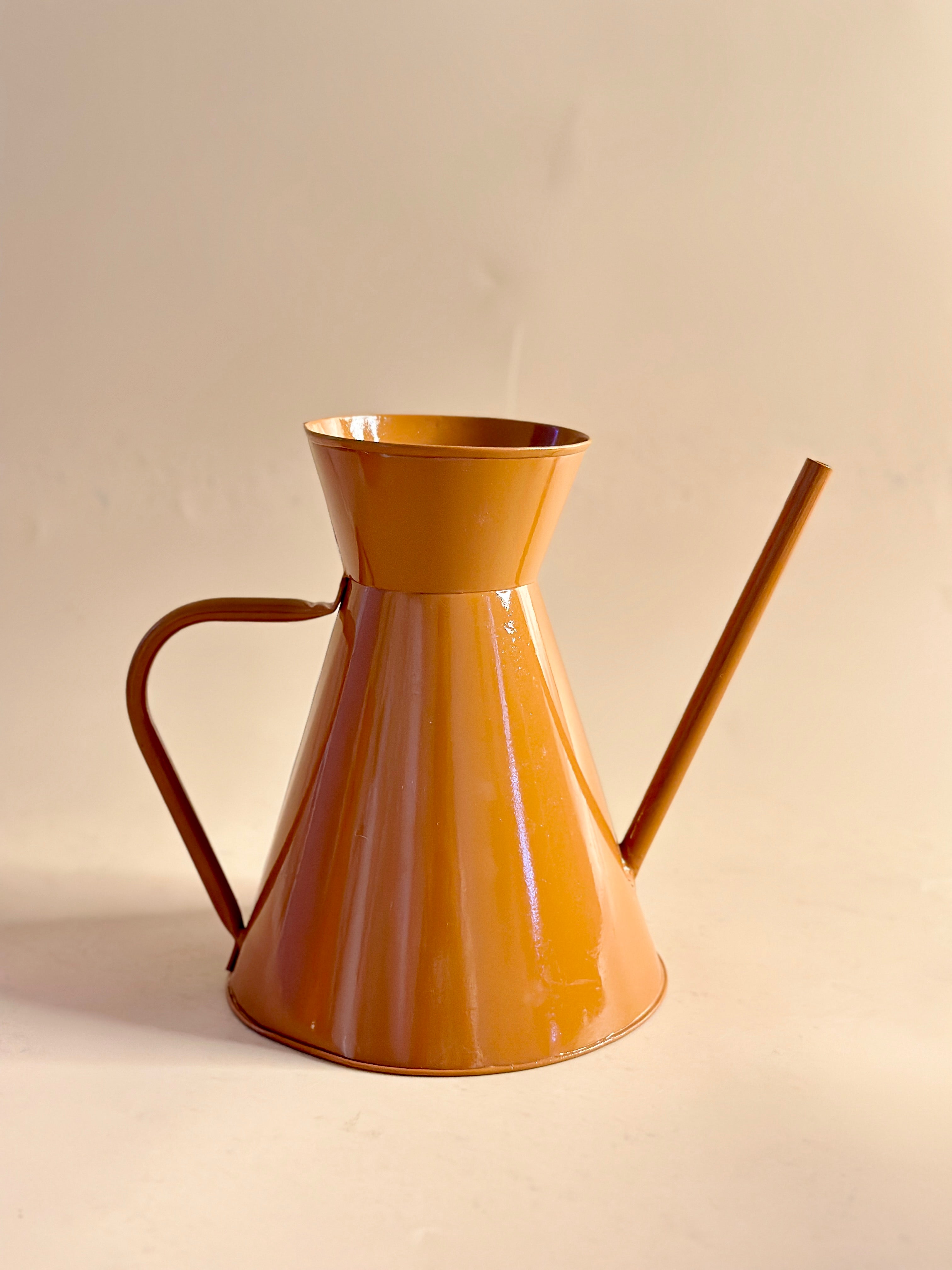 Watering Can (Galvanized Iron) (Terracotta Brown)