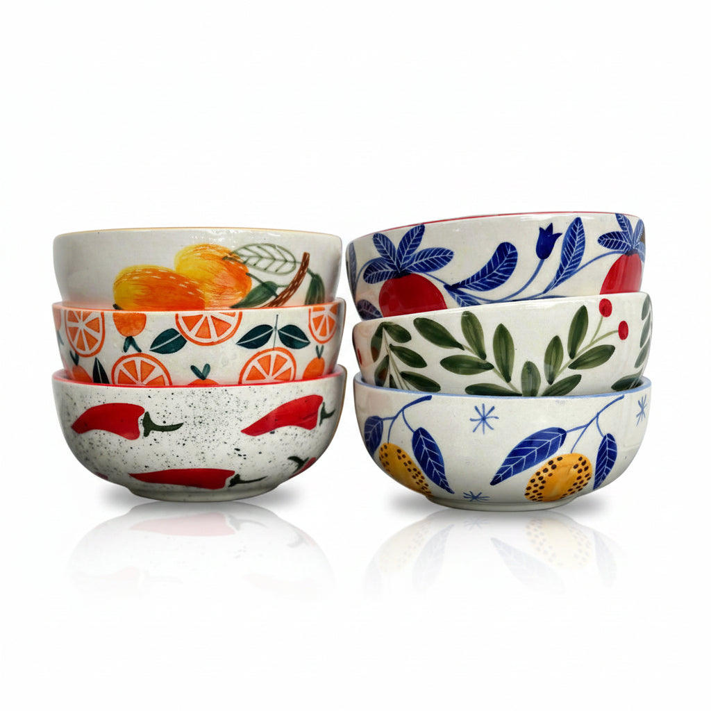 Multi-Color Art Small Bowls – Buy 6, Get 1 Free