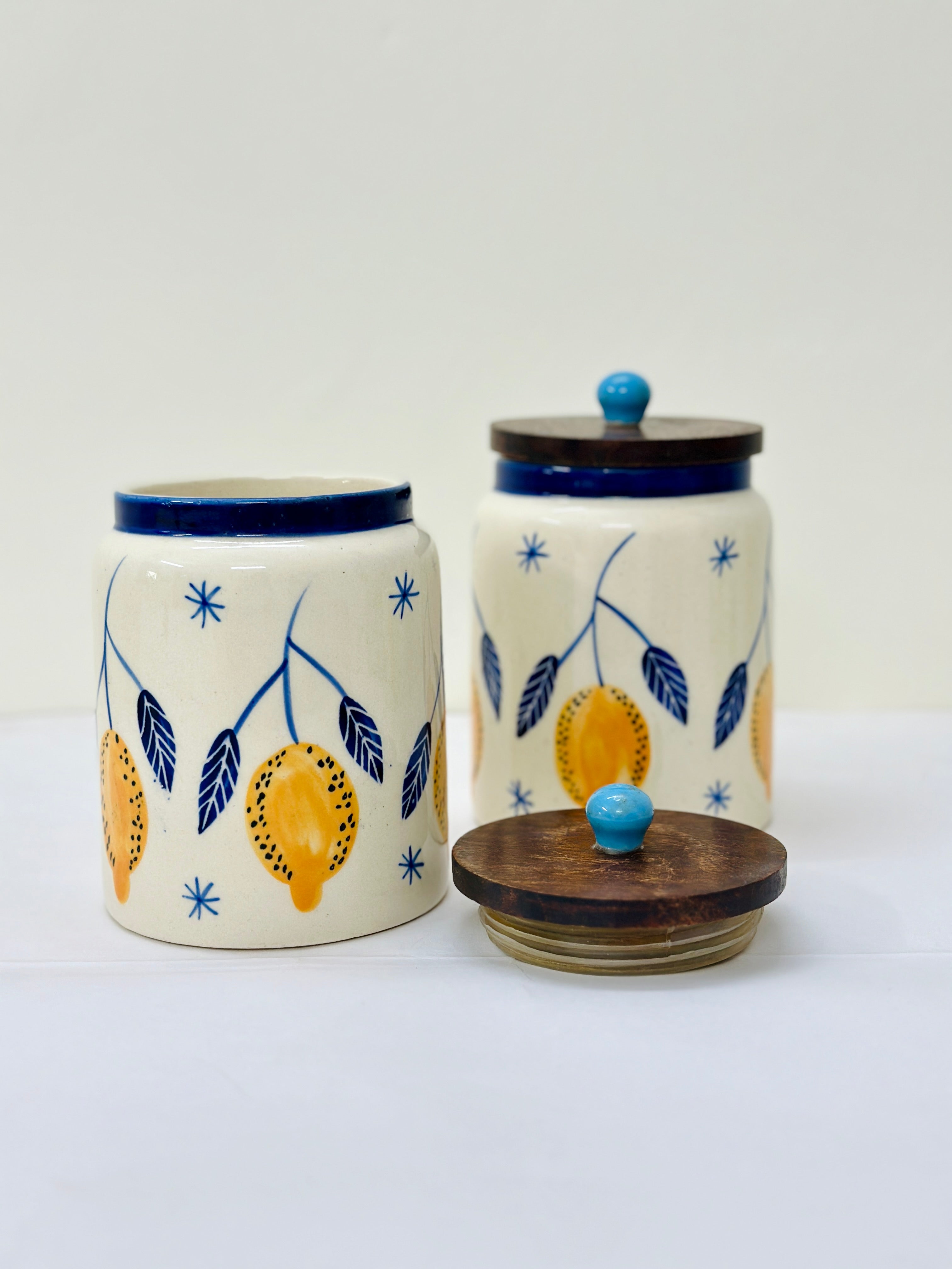 Italian Leafy Lemon Jar - 800ml