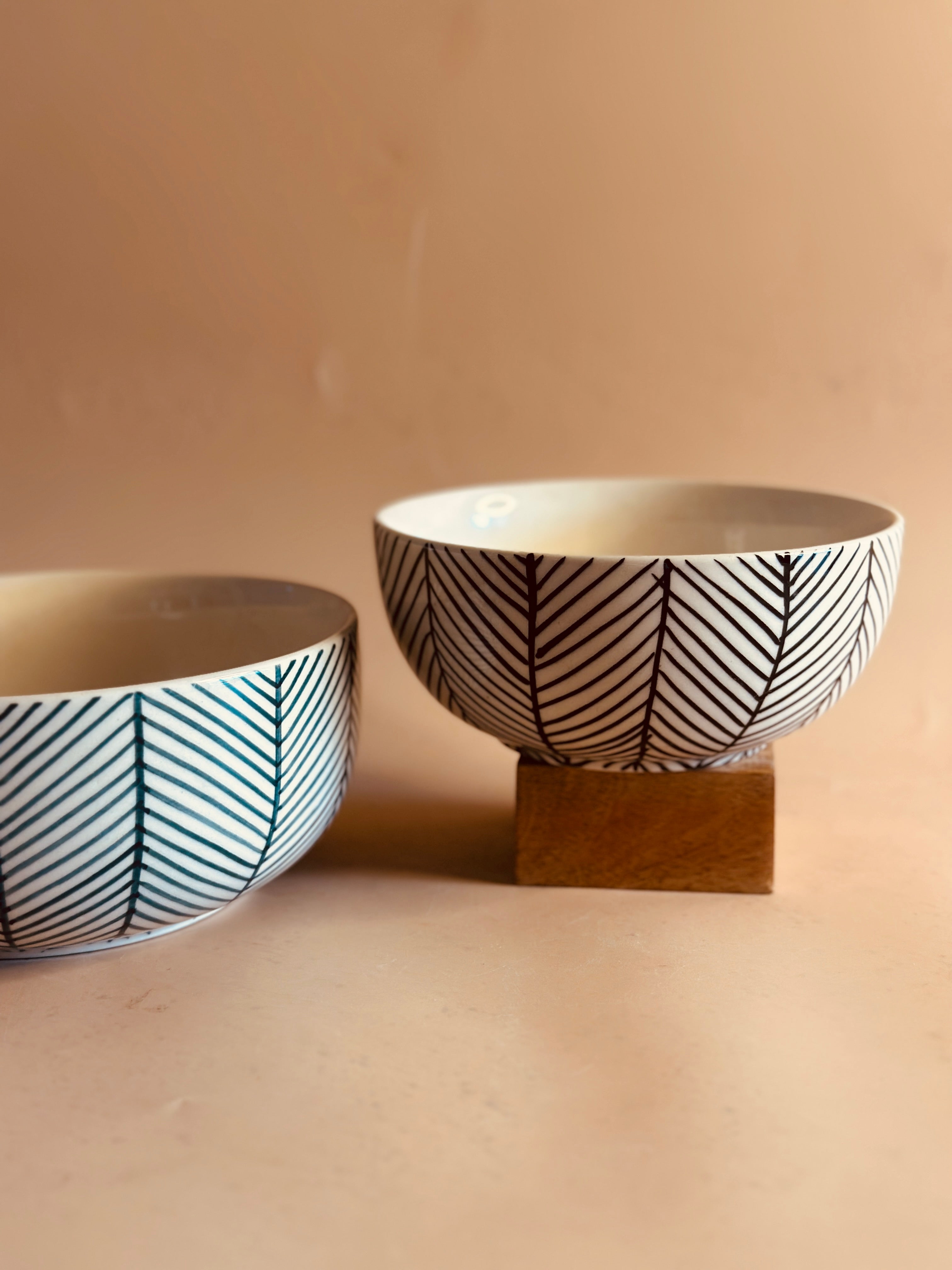 Geometric Bowls Set Of 2