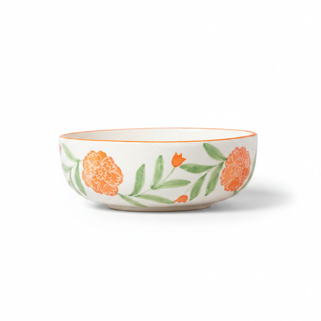 Marigold Mandi Handpainted Ceramic - ( Large & Small )