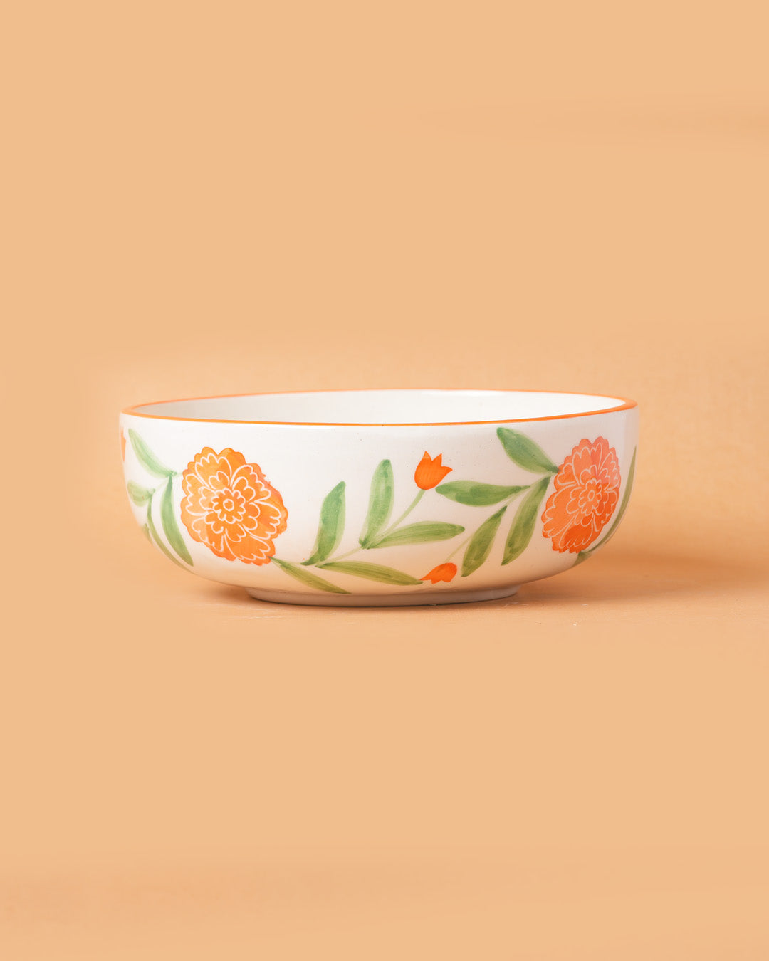 Marigold Mandi Handpainted Ceramic - ( Large & Small )