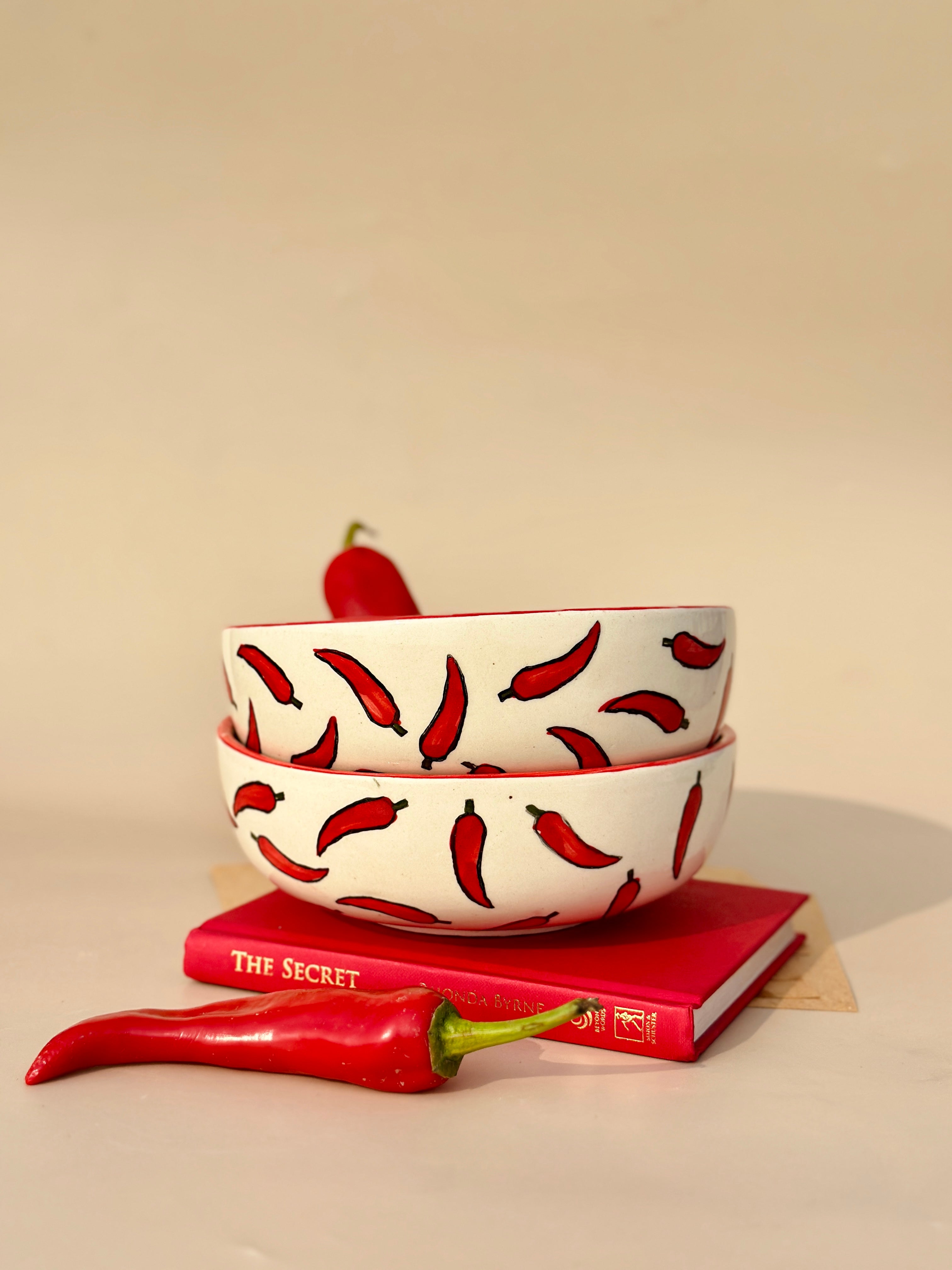 ‘Keep It Spicy’ Ceramic Bowl - Large