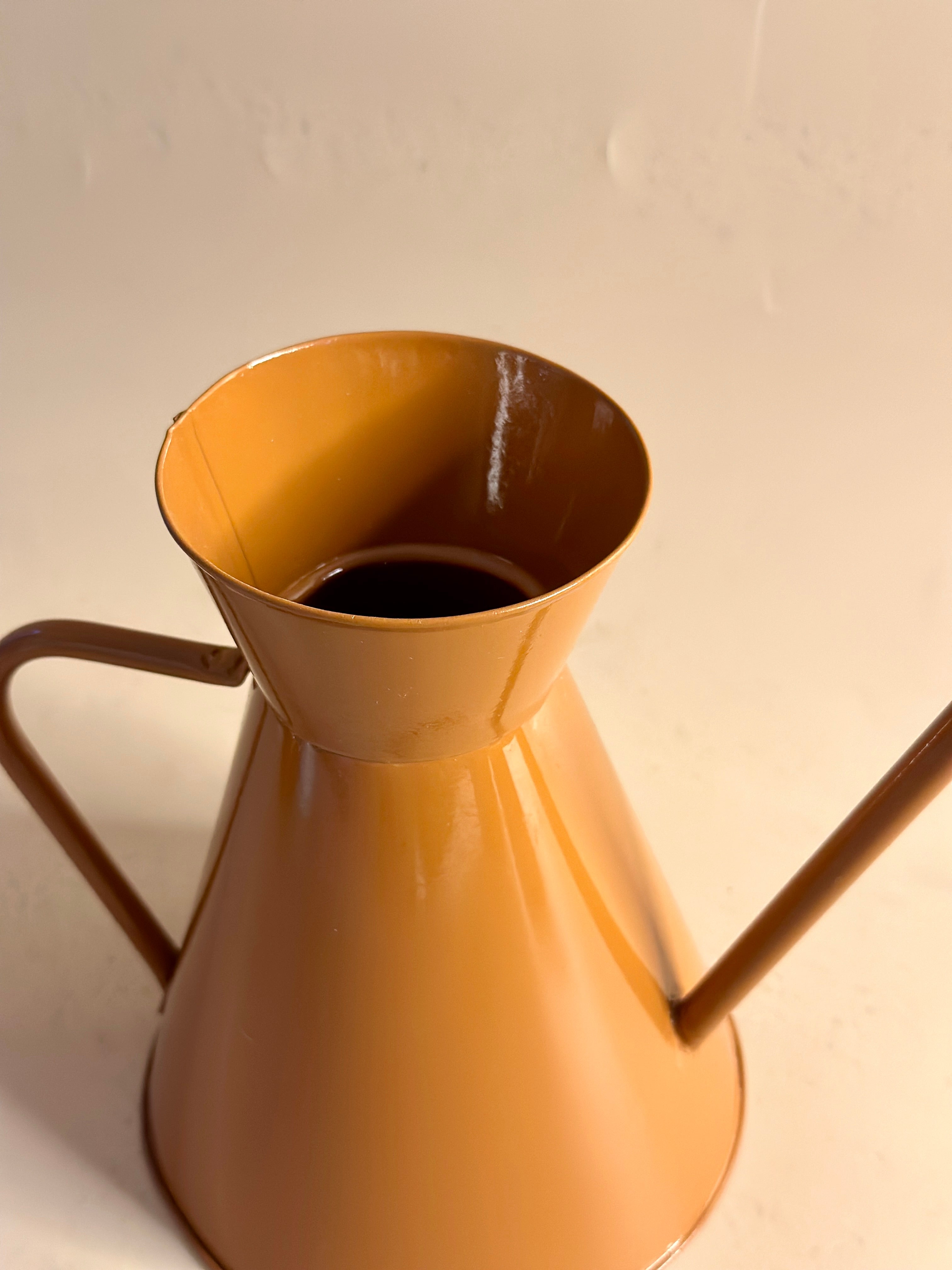 Watering Can (Galvanized Iron) (Terracotta Brown)