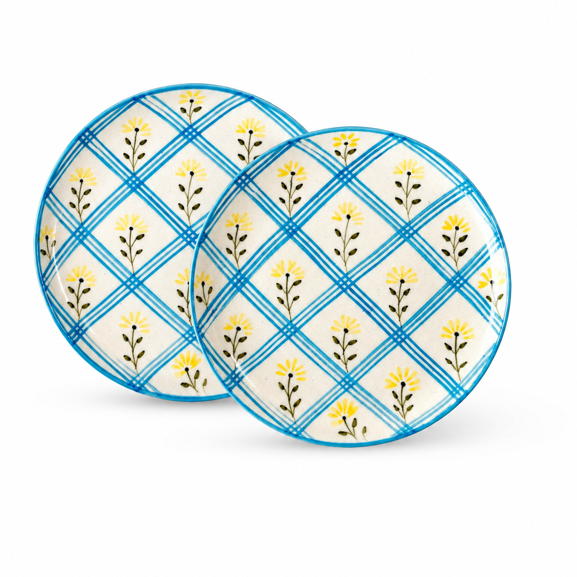 Ditsy Floral Ceramic Plate Sets (7inches)