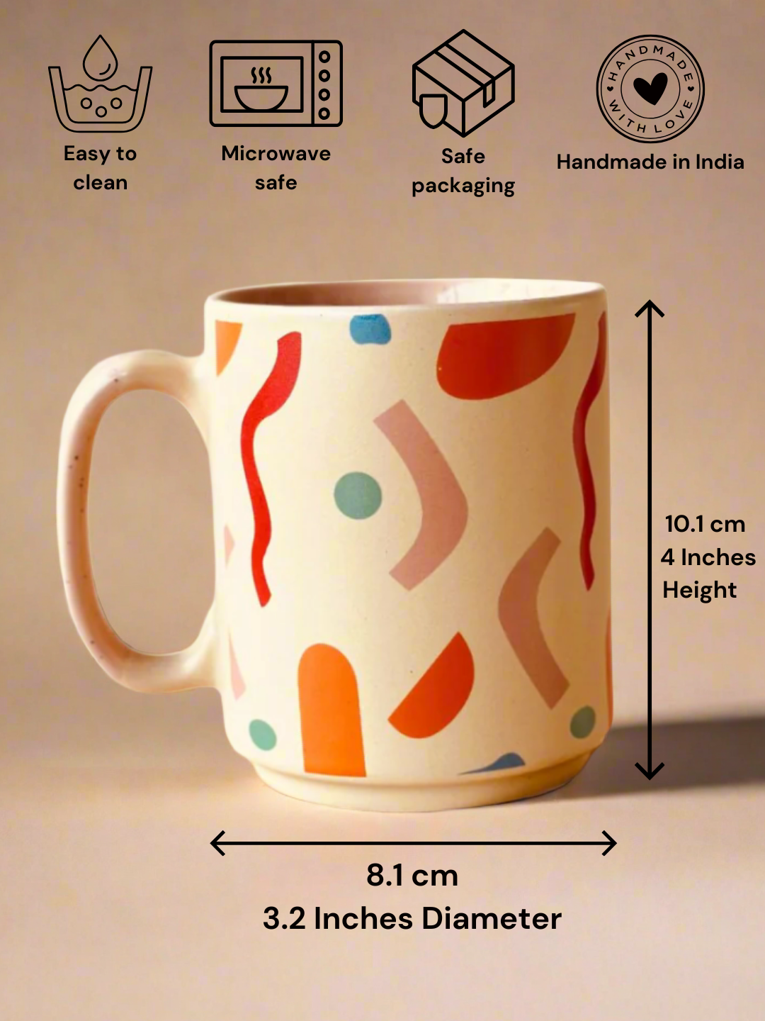 Confetti Ceramic Stoneware Mug (400ml)