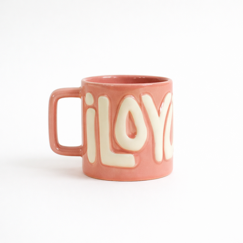 I Love You Pink Mug